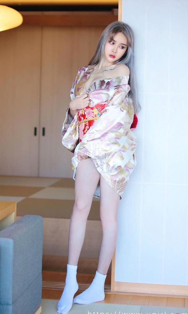    UGirlsApp尤果圈爱尤物-2440-青树-《枫最红时》精美日式和服私房写真，气质女神优雅诱惑第7张图片
