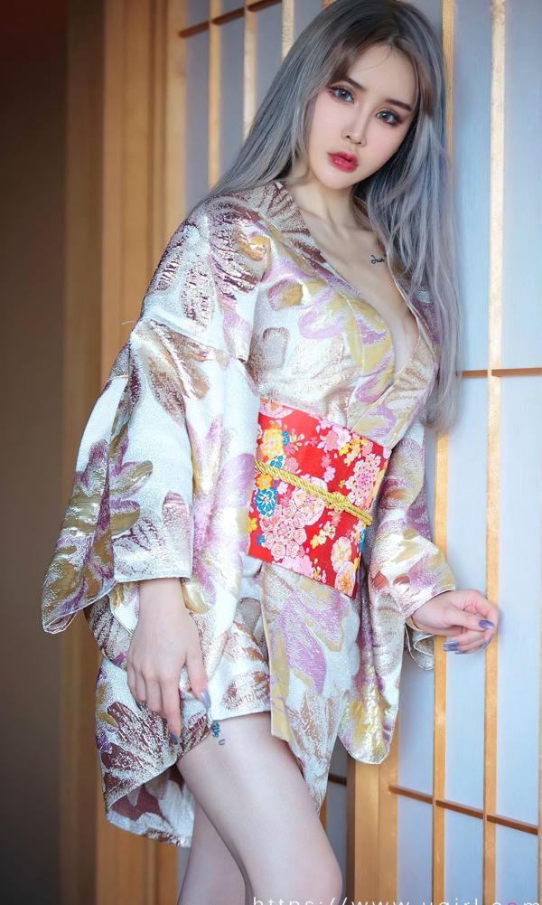    UGirlsApp尤果圈爱尤物-2440-青树-《枫最红时》精美日式和服私房写真，气质女神优雅诱惑第10张图片