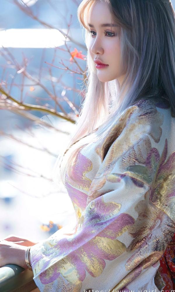    UGirlsApp尤果圈爱尤物-2440-青树-《枫最红时》精美日式和服私房写真，气质女神优雅诱惑第15张图片