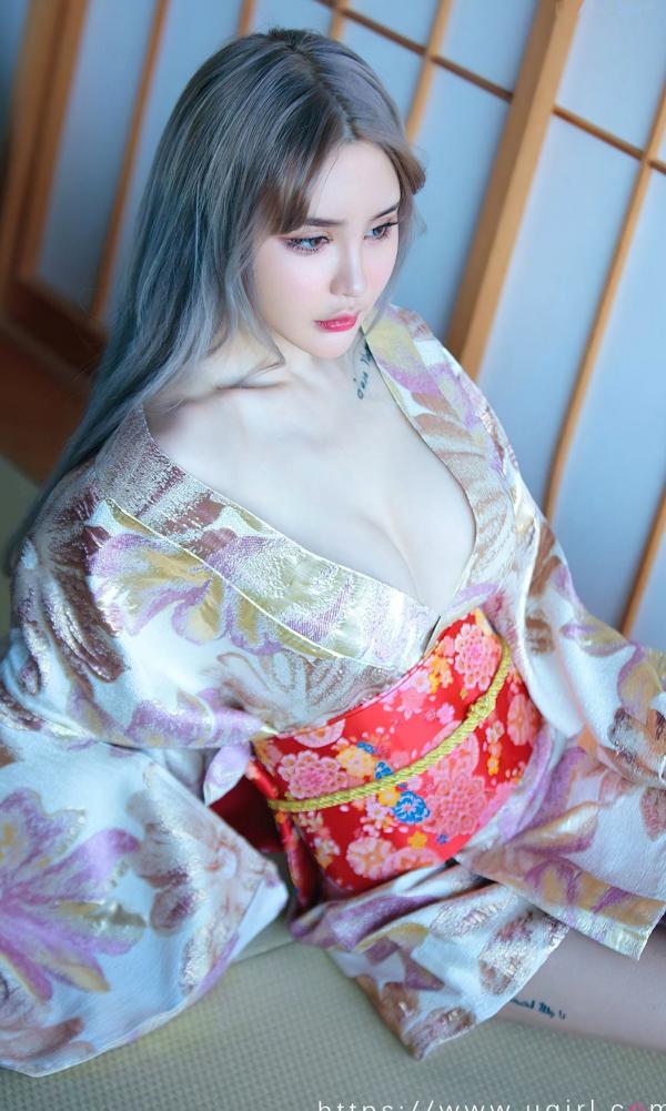   UGirlsApp尤果圈爱尤物-2440-青树-《枫最红时》精美日式和服私房写真，气质女神优雅诱惑第16张图片