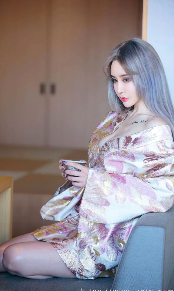    UGirlsApp尤果圈爱尤物-2440-青树-《枫最红时》精美日式和服私房写真，气质女神优雅诱惑第17张图片