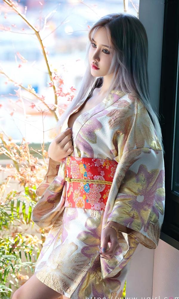    UGirlsApp尤果圈爱尤物-2440-青树-《枫最红时》精美日式和服私房写真，气质女神优雅诱惑第21张图片