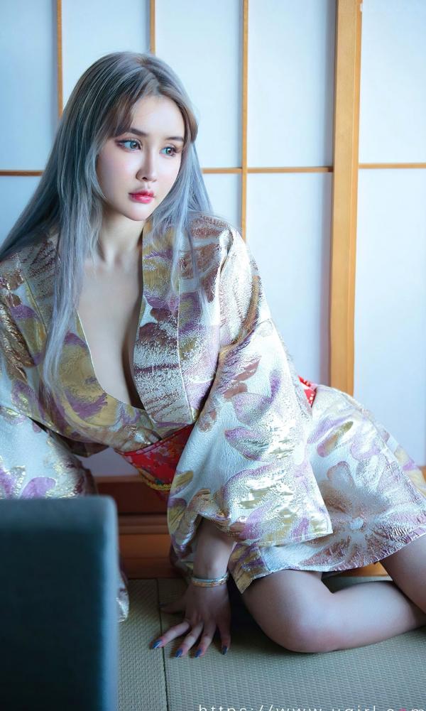    UGirlsApp尤果圈爱尤物-2440-青树-《枫最红时》精美日式和服私房写真，气质女神优雅诱惑第22张图片