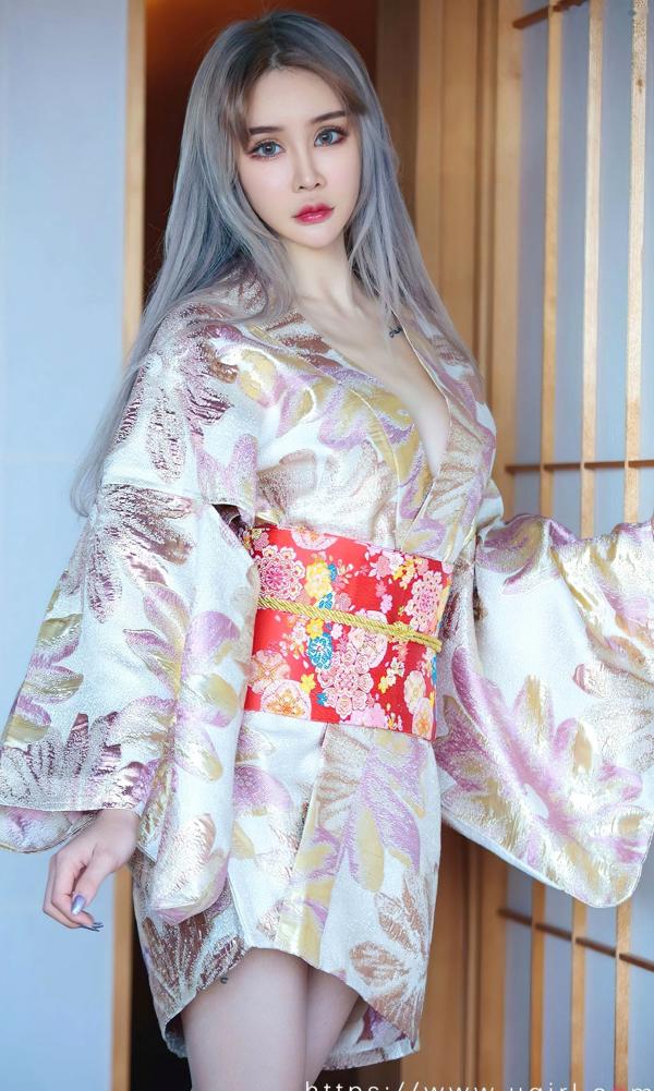    UGirlsApp尤果圈爱尤物-2440-青树-《枫最红时》精美日式和服私房写真，气质女神优雅诱惑第23张图片