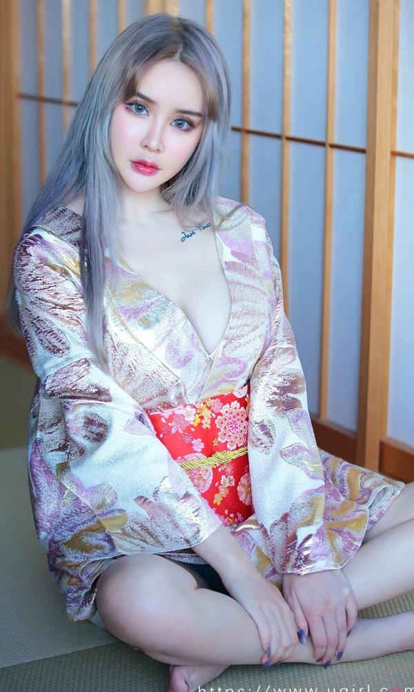    UGirlsApp尤果圈爱尤物-2440-青树-《枫最红时》精美日式和服私房写真，气质女神优雅诱惑第25张图片