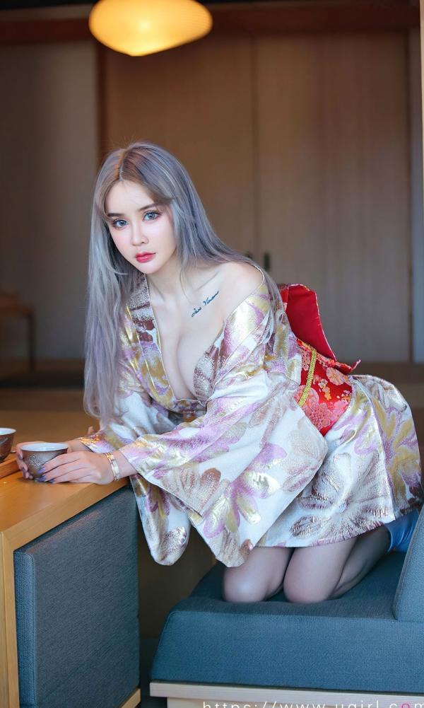    UGirlsApp尤果圈爱尤物-2440-青树-《枫最红时》精美日式和服私房写真，气质女神优雅诱惑第26张图片