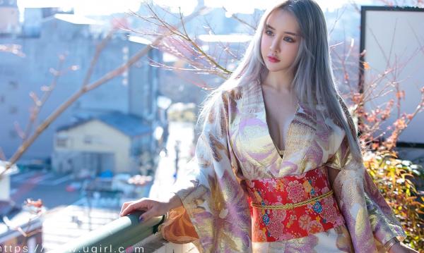    UGirlsApp尤果圈爱尤物-2440-青树-《枫最红时》精美日式和服私房写真，气质女神优雅诱惑第32张图片