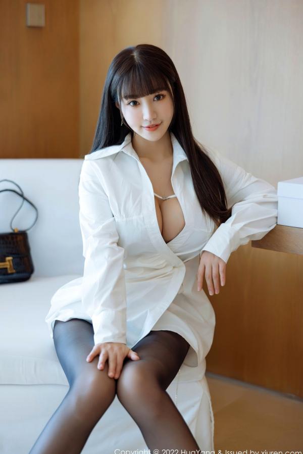    HuaYang花漾 484朱可儿三亚旅拍：酒店系极品性感内衣黑丝诱惑，修长美腿私房大尺度写真，尽显成熟女神迷人风采第17张图片