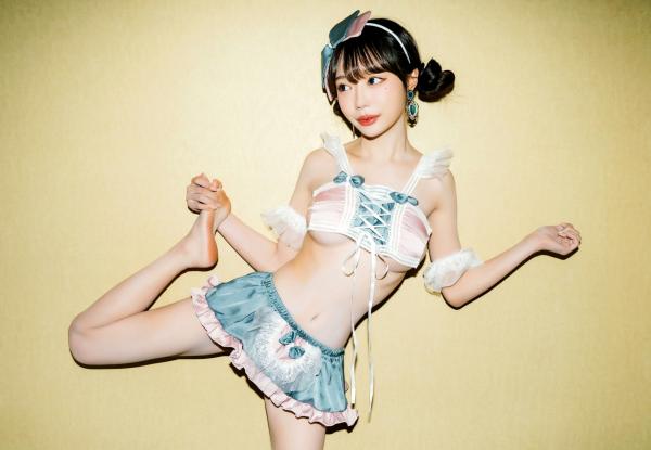    韩国美女Jucy女仆诱惑私房写真，童颜巨乳极致大尺度，无圣光女神傲人身材诱惑大开第16张图片