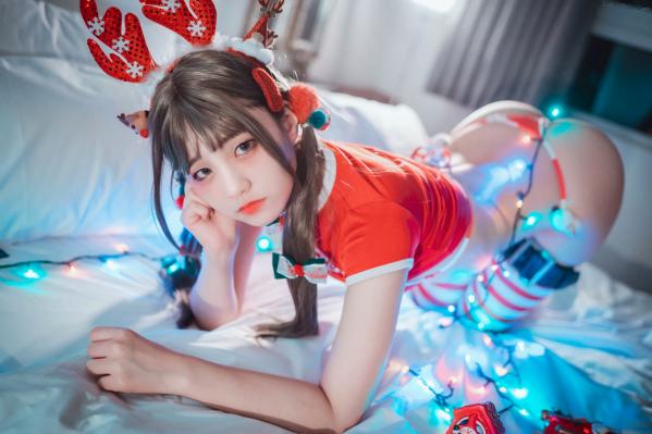    韩国美女-Jenny-정제니-圣诞驯鹿-Christmas-DJAWA第22张图片