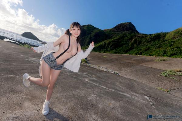    Fantasy-Factory-小丁Ding《Taiwan-Green-Islands》台湾绿岛户外旅拍，童颜巨乳极致诱惑，私房清纯大尺度美图第2张图片