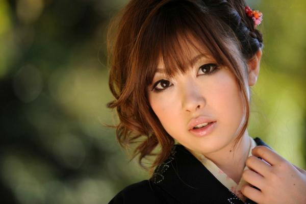    X-City写真集：浜崎りお（Rio Hamazaki）演绎古典黑底和服诱惑，极致优雅的日式私房风情写真第28张图片