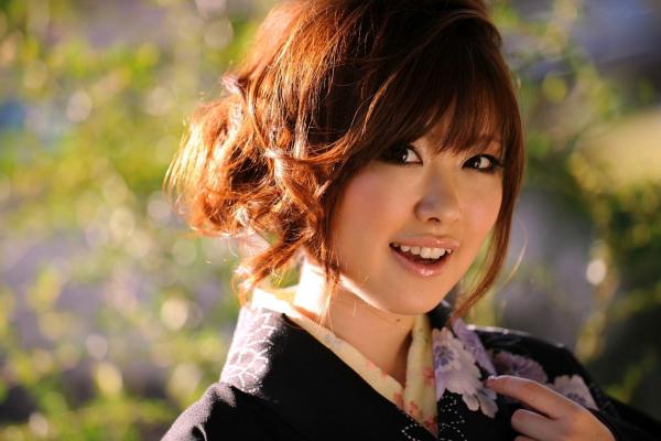    X-City写真集：浜崎りお（Rio Hamazaki）演绎古典黑底和服诱惑，极致优雅的日式私房风情写真第32张图片