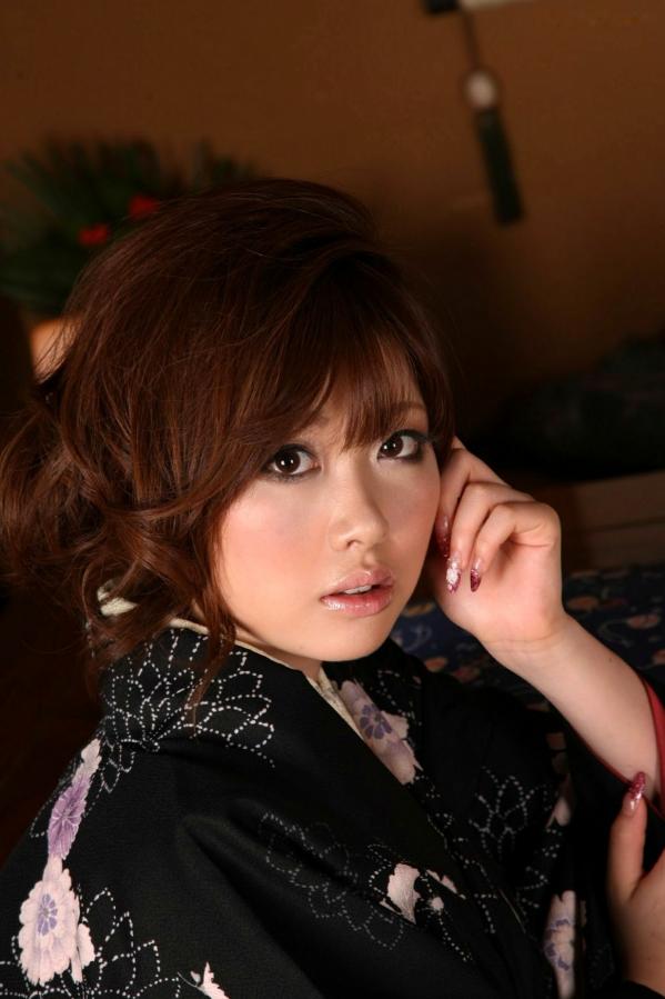    X-City写真集：浜崎りお（Rio Hamazaki）演绎古典黑底和服诱惑，极致优雅的日式私房风情写真第39张图片