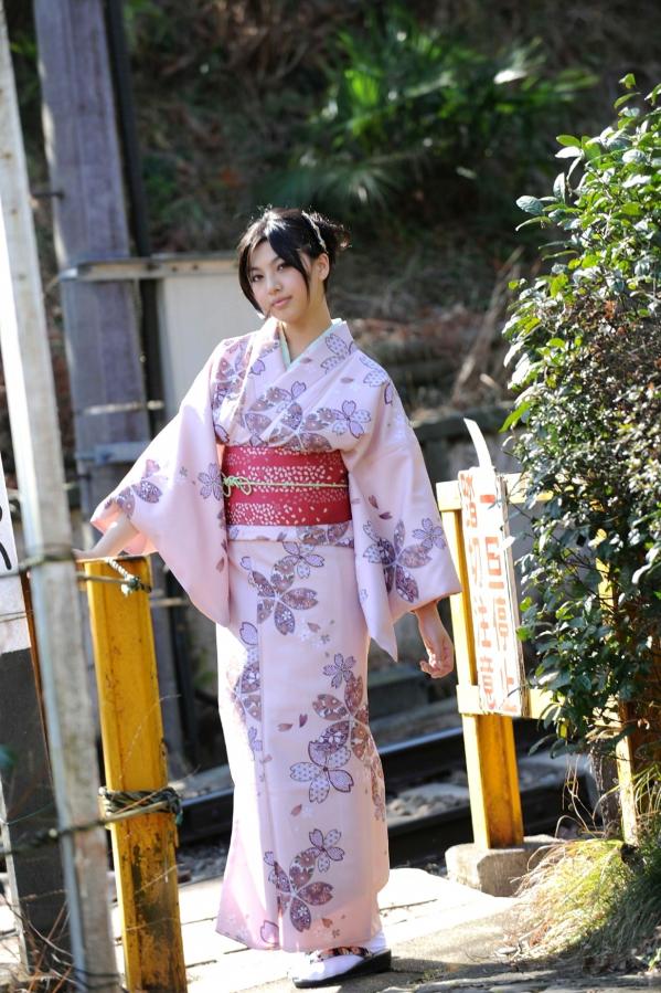    X-City_ 松野井雅(原纱央莉) 和服写真，绝美日式古典气质女神精选集第1张图片