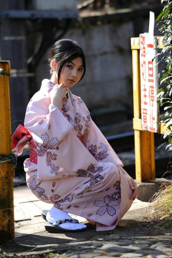    X-City_ 松野井雅(原纱央莉) 和服写真，绝美日式古典气质女神精选集第2张图片