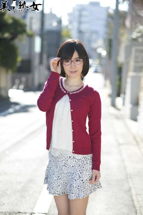   X-City_ [JUKUJO] 森なな子 (Nanako Mori) 眼镜私房熟女居家蕾丝写真，成熟韵味性感演绎第2张图片