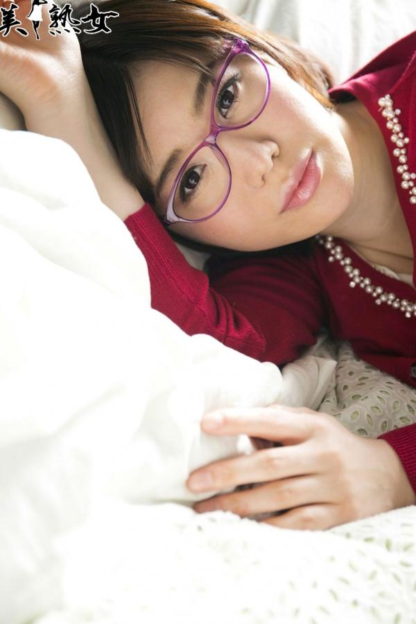    X-City_ [JUKUJO] 森なな子 (Nanako Mori) 眼镜私房熟女居家蕾丝写真，成熟韵味性感演绎第10张图片