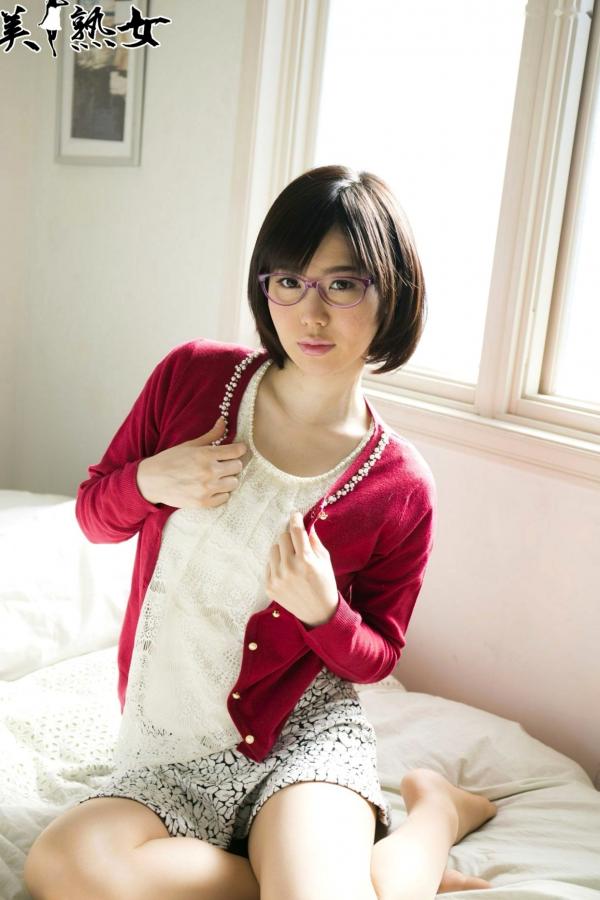    X-City_ [JUKUJO] 森なな子 (Nanako Mori) 眼镜私房熟女居家蕾丝写真，成熟韵味性感演绎第13张图片