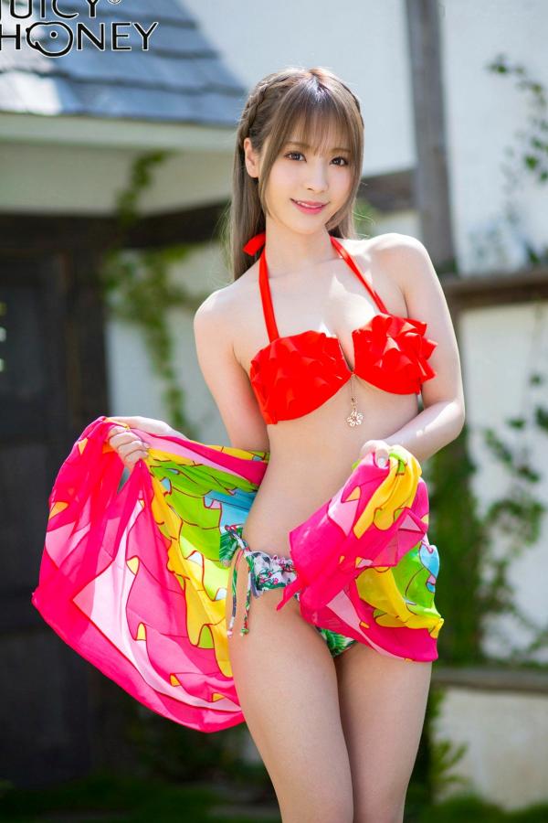    桃乃木かなKana Momonogi性感内衣写真，Juicy Honey精致花卉镂空，纯欲女神诱惑特写[31P]第14张图片