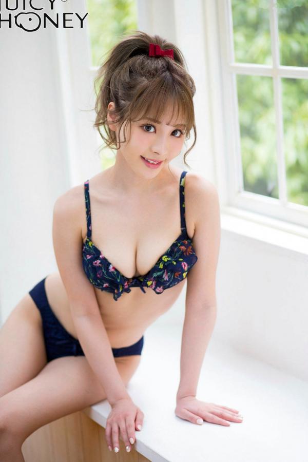    桃乃木かなKana Momonogi性感内衣写真，Juicy Honey精致花卉镂空，纯欲女神诱惑特写[31P]第25张图片