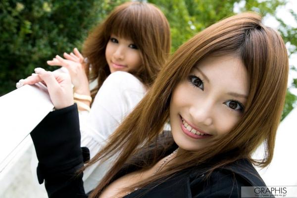    Graphis系列：明日花绮罗、美咲マリ（上原加绘罗）《Infatuation》双姝私房诱惑写真，展现曼妙身材与顶级美腿第16张图片