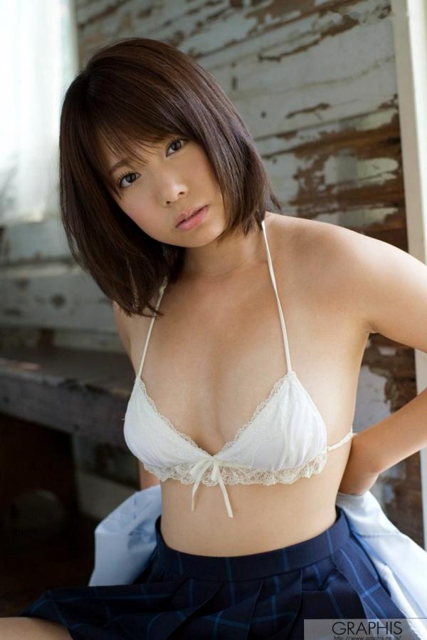    篠原杏Graphis清新首秀写真，童颜巨乳带来极具诱惑的私房视觉盛宴第20张图片