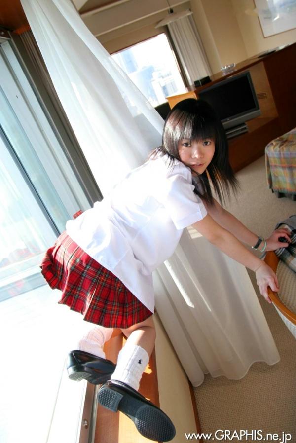    Graphis_Yaya Ogata 绪方やや《Innocent World》校园清纯私房写真集，日系校服演绎邻家妹妹甜蜜诱惑第11张图片