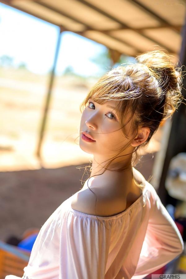    Graphis_明里つむぎ(明里紬)《Moment》夏日户外清纯大片，甜美治愈系少女写真第55张图片