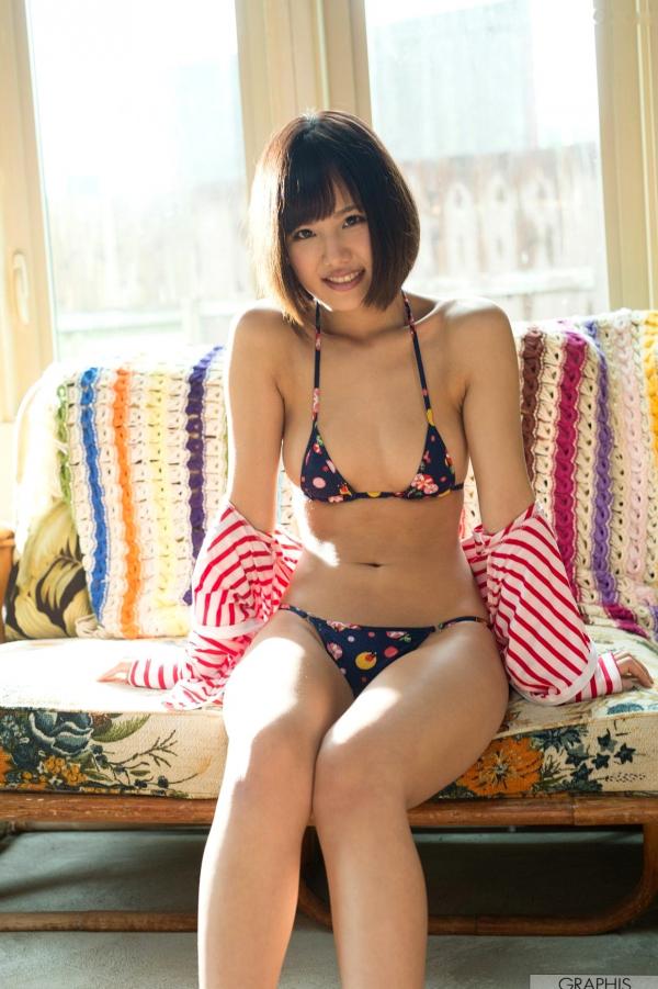    Graphis美女赤根葵(Aoi Akane)首部写真系列：清纯短发少女的火辣私房诱惑，尽显曼妙身材曲线与清新甜美气质第24张图片