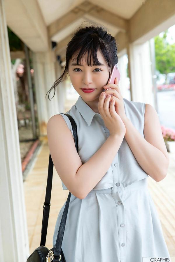    Graphis小仓由菜《Yunacent Cute》写真集：清纯少女户外休闲风，元气满满甜美治愈瞬间第20张图片