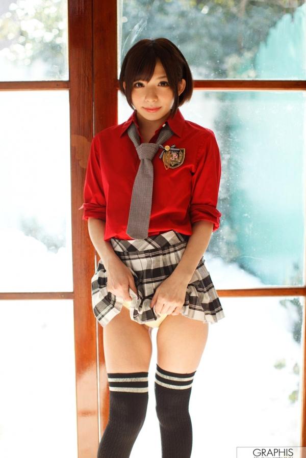   Graphis_成海うるみ(広瀬りりあ)精选私房写真集：清纯短发诱惑与居家内衣的极致魅力[32P]第5张图片