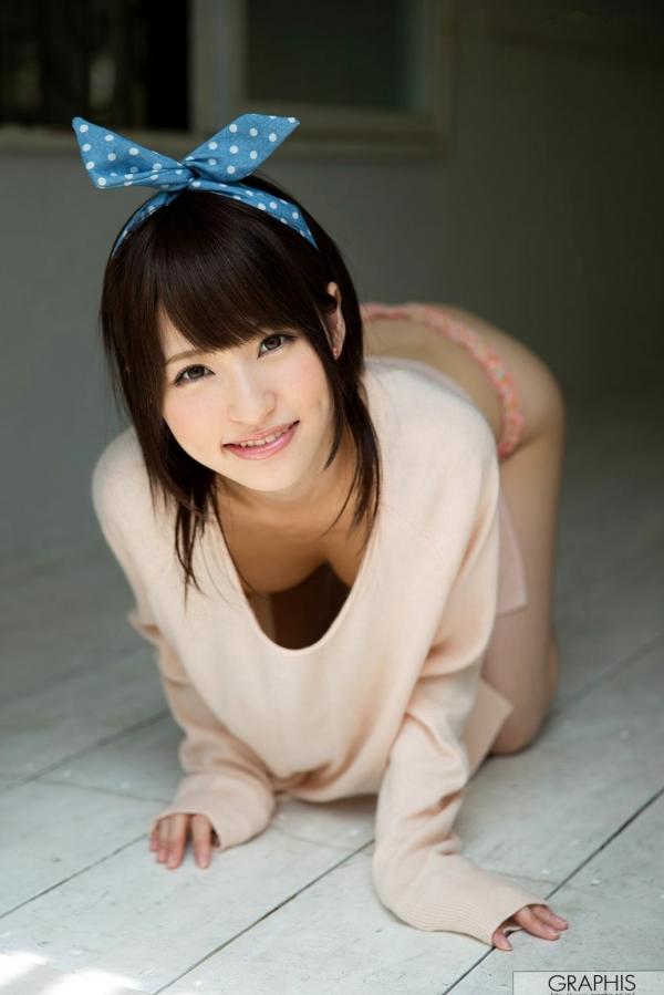    Graphis_天使萌First Gravure私房写真，黑色透视衬衫搭配网袜展示极致身材第7张图片