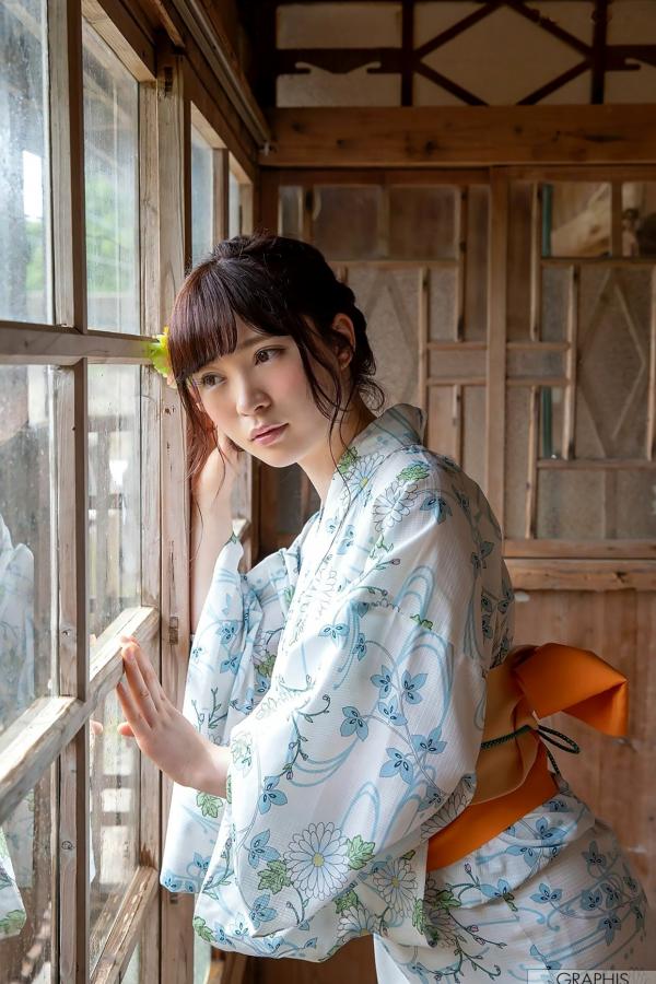    Graphis_佐月永远《ETERNAL MOON》和服内衣私房写真，清新甜美与性感诱惑的视觉盛宴第37张图片