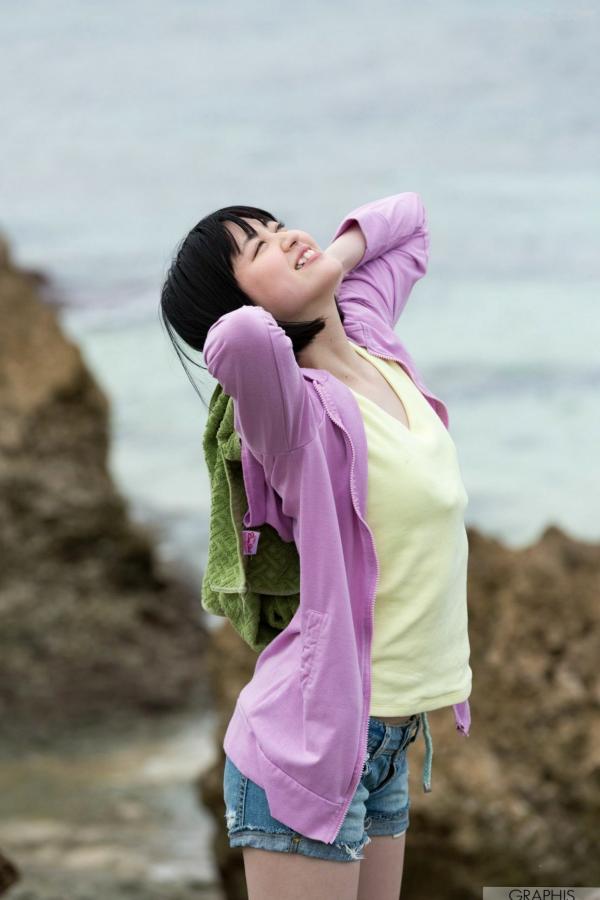    Graphis 长泽绘里奈《Pure》：清纯短发美少女居家私房性感写真集 [41P]第5张图片