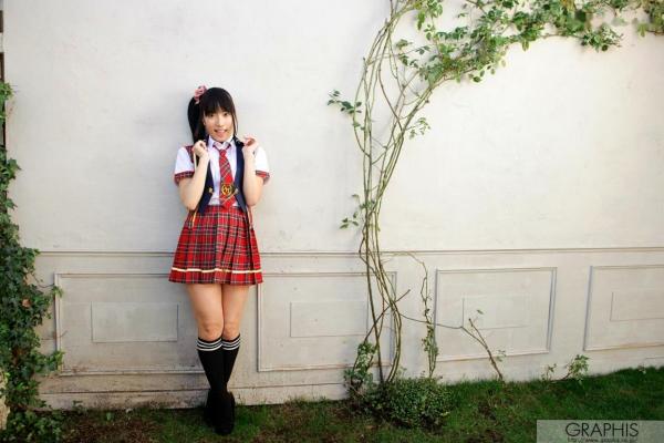    Graphis由爱可奈《Identity》元气校服私房写真系列，清纯俏皮少女的魅力瞬间第21张图片
