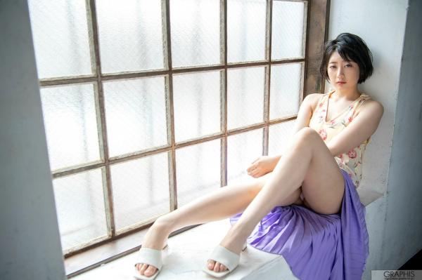    Graphis_ Gals474 夏目響 - 甜美短发家居私房照，尽显清新治愈系女神气质第12张图片