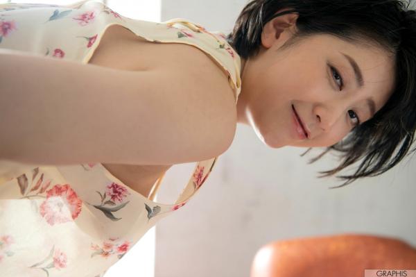    Graphis_ Gals474 夏目響 - 甜美短发家居私房照，尽显清新治愈系女神气质第16张图片