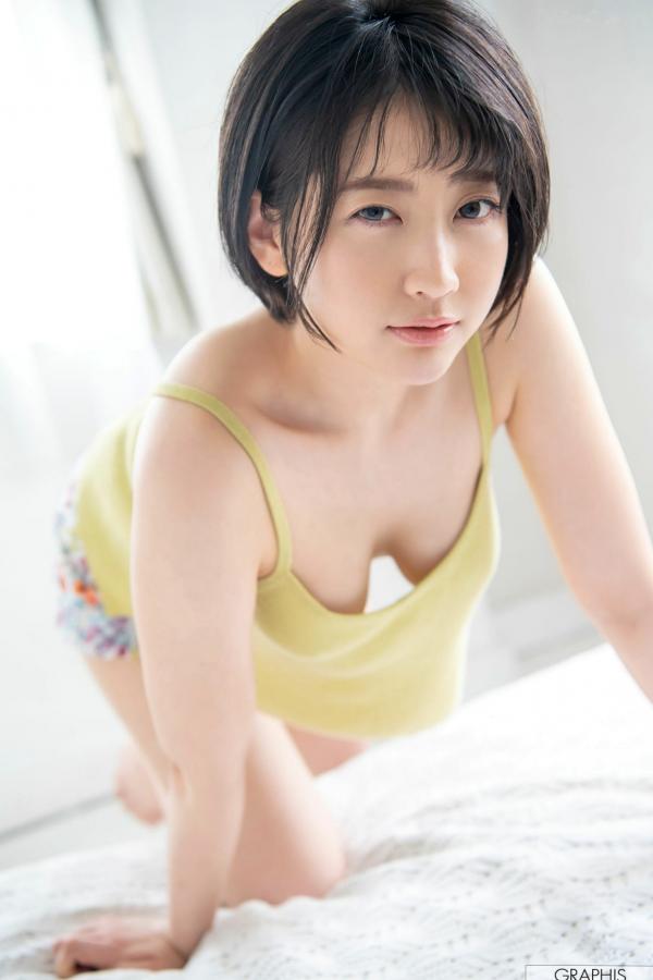    Graphis_ Gals474 夏目響 - 甜美短发家居私房照，尽显清新治愈系女神气质第40张图片