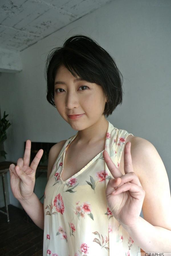    Graphis_ Gals474 夏目響 - 甜美短发家居私房照，尽显清新治愈系女神气质第54张图片