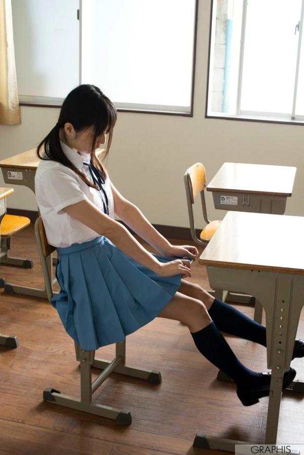    Graphis_Tsubomi/つぼみ/萌神小蕾《TsuboMIX》校服写真：重回青葱校园，演绎清纯学妹清新特辑第20张图片