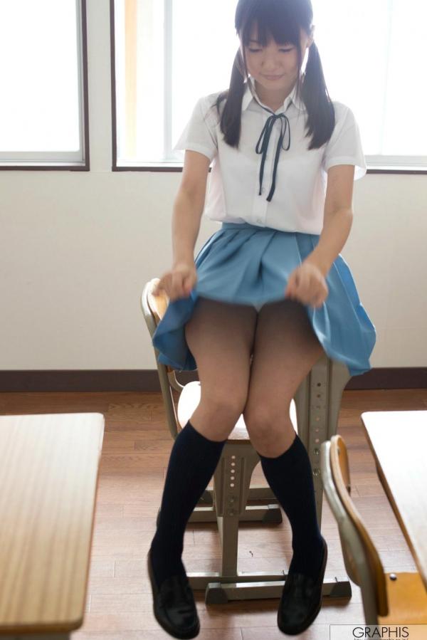    Graphis_Tsubomi/つぼみ/萌神小蕾《TsuboMIX》校服写真：重回青葱校园，演绎清纯学妹清新特辑第22张图片