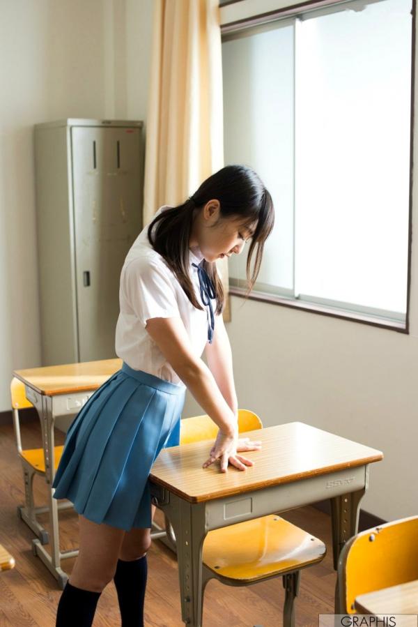    Graphis_Tsubomi/つぼみ/萌神小蕾《TsuboMIX》校服写真：重回青葱校园，演绎清纯学妹清新特辑第24张图片