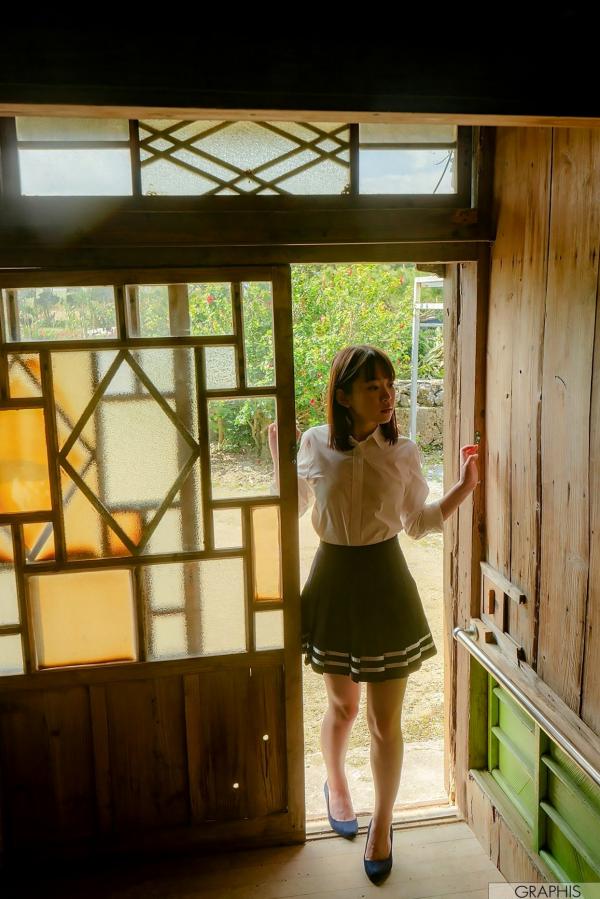    Graphis写真集：架乃ゆら《Sweet Memories》清纯校园风校服私房照，优雅灵动日系写真第18张图片