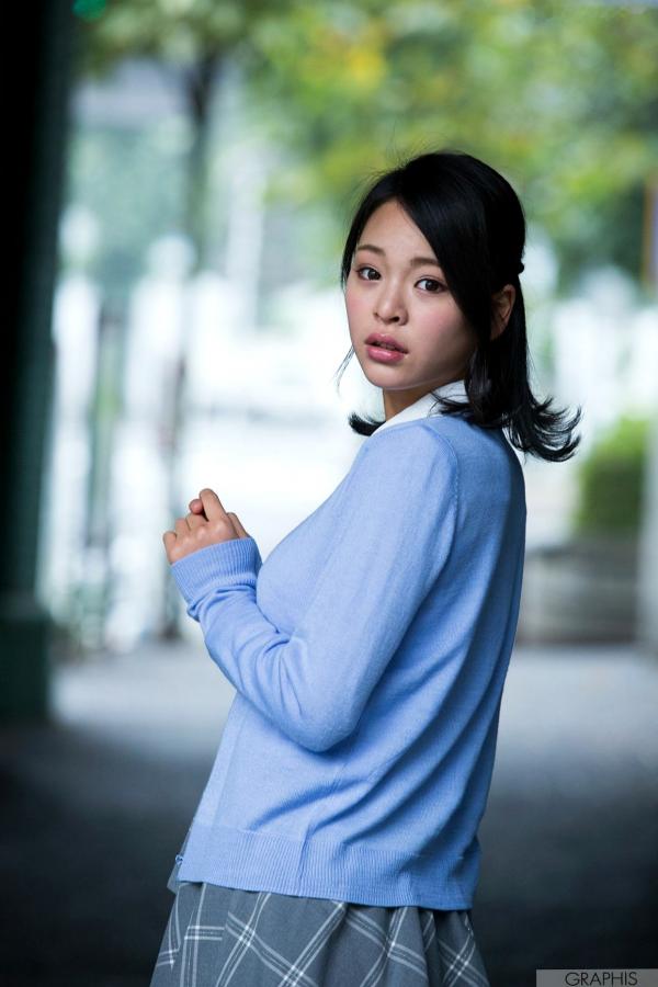    Graphis_Manaka Minami 南真菜果清纯学生妹制服诱惑街拍与居家私房摄影写真集[42P]第22张图片