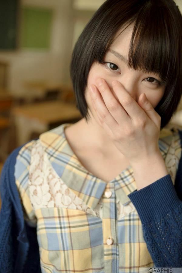    Graphis_铃村爱里《Reason...》校园主题写真，清纯校服少女演绎书桌前的诱惑美感第12张图片