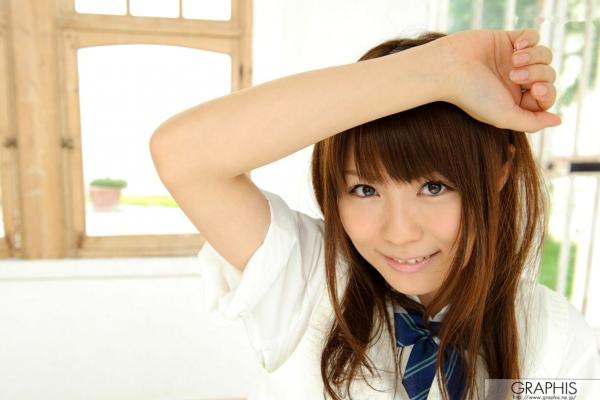    Graphis_神野叶月(Hazuki Kamino)《One Summer Love》清纯校服与极致内衣诱惑写真集第1张图片