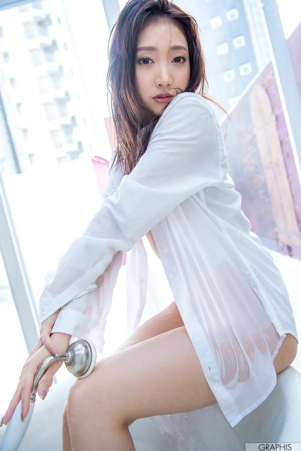    Graphis NO.463 加美杏奈《Angel Smile》精选写真集，清纯校服装扮与湿身诱惑，元气少女甜美风第48张图片