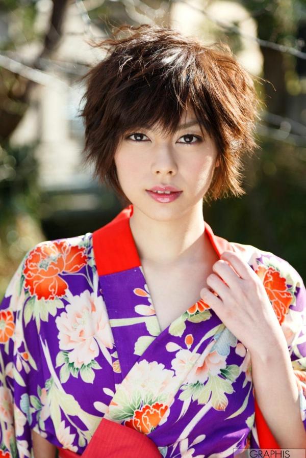    Graphis写真集：卯水咲流与森山綾乃《Oriental Beauty》私房短发女神冷艳写真，尽显妩媚优雅高级感第38张图片