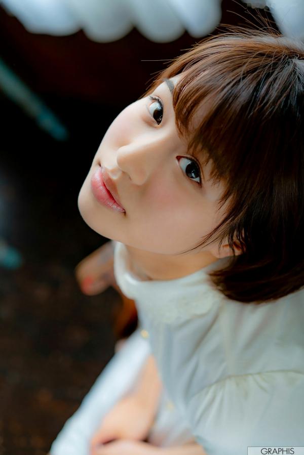    Graphis 唯井真寻 Mahiro Tadai 清纯短发美少女户外清新私房写真第41张图片